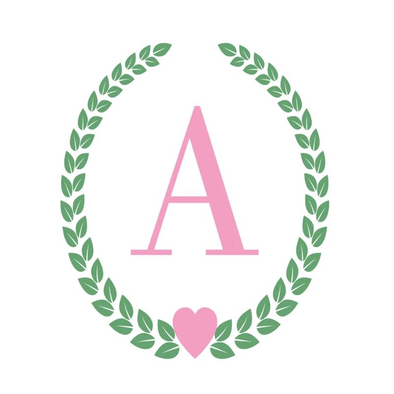Buchstabe A-Monogramm