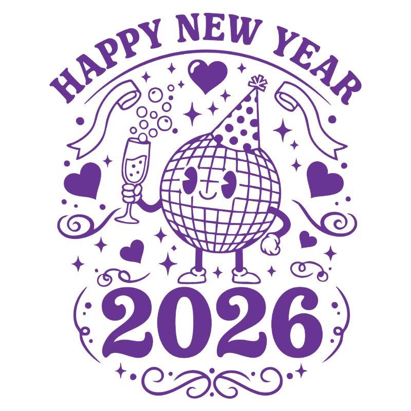 Joyeuse Année 2026 Célébration Globe Festive