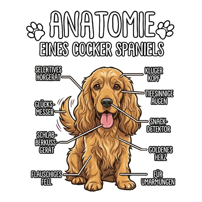 Cocker Spaniel : La vraie anatomie