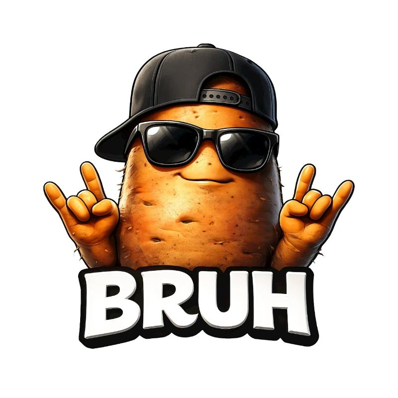 BRUH Potato Rockheld