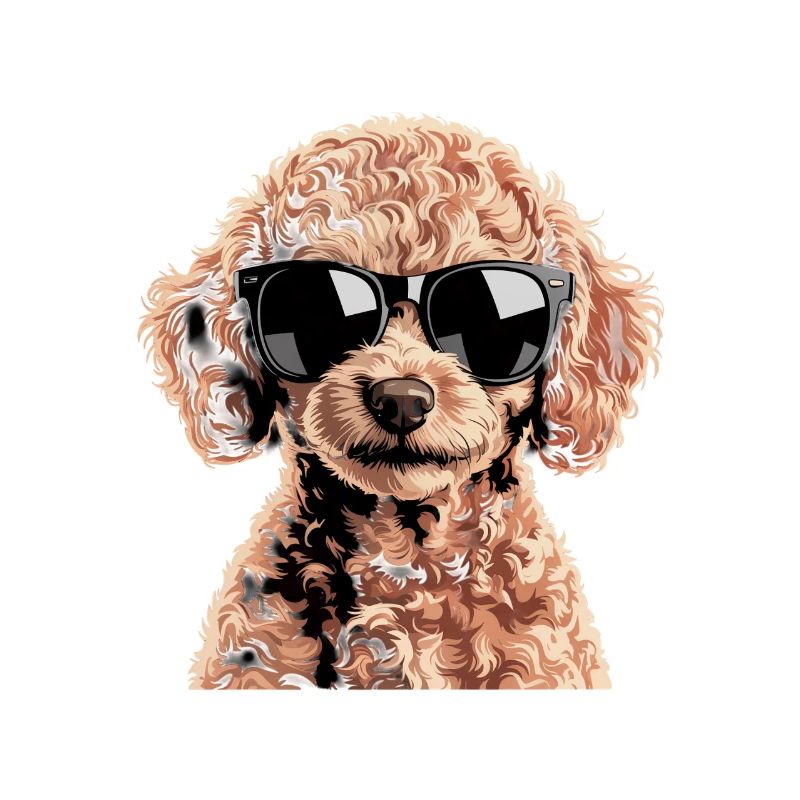 Caniche Jouet Marron