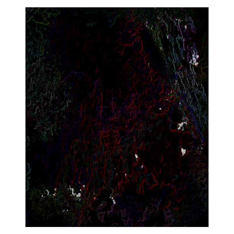 Dark Neon Lines Pattern