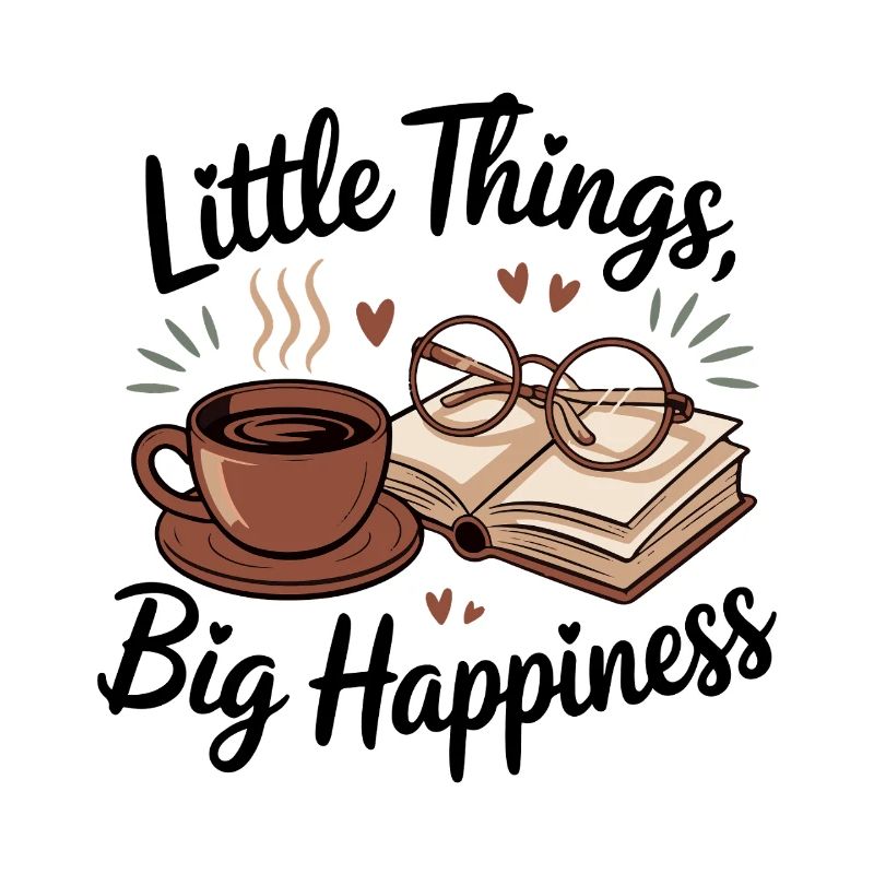 Cozy Reading Brew Coffee Glasses Buch