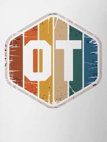 Retro OTI Schild Farbenvielfalt