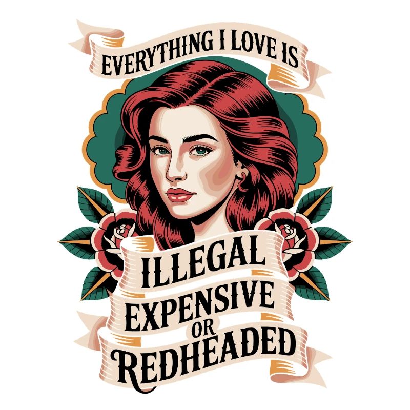 Everything I Love Is Illegal Expensive Redhead