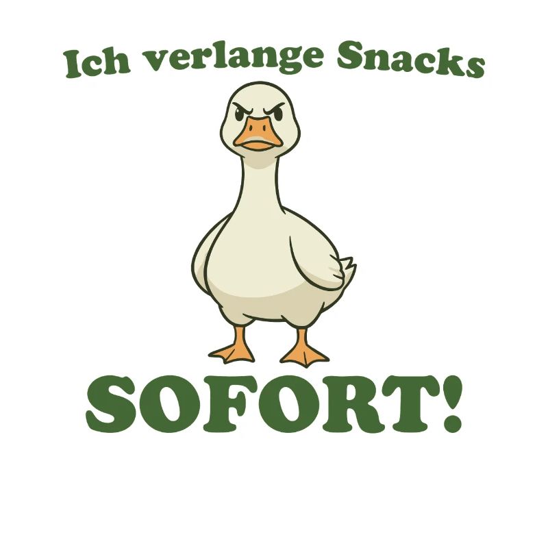 Angry Goose: I demand snacks NOW!