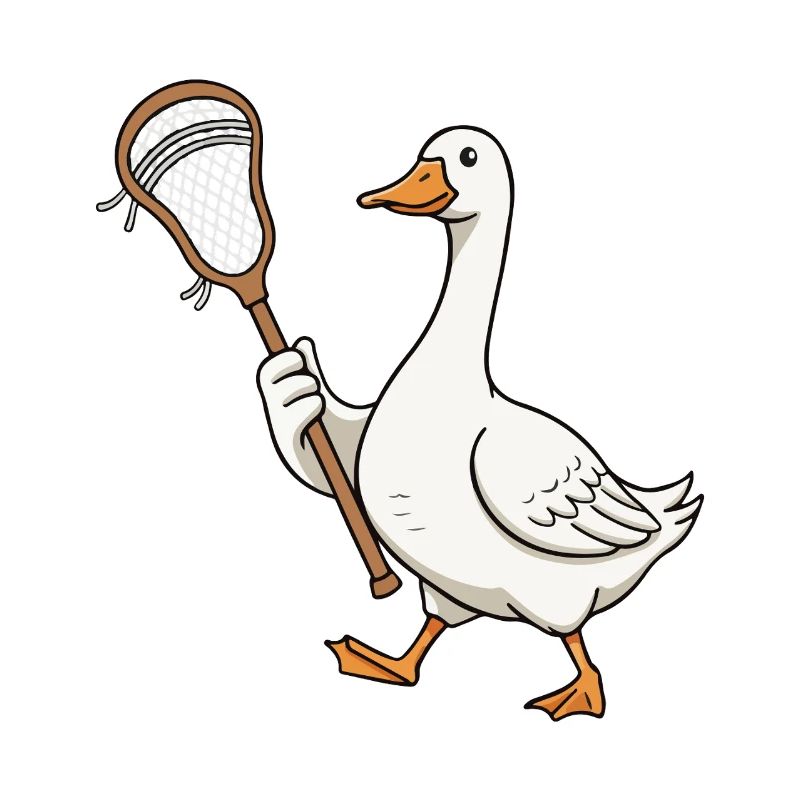 Canard de crosse avec filet