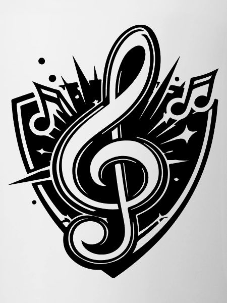 clef music logo