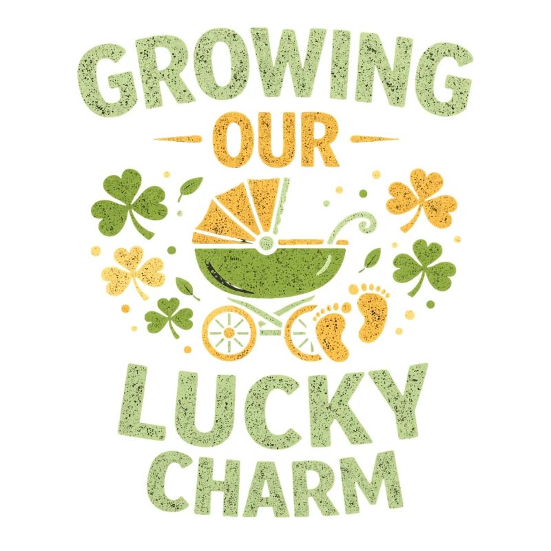 Annonce de grossesse de la Saint-Patrick, bébé