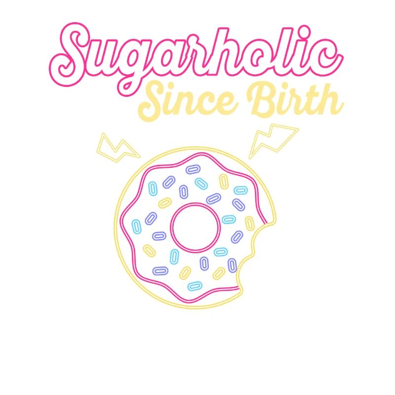 Neon Sugar Donut seit Geburt