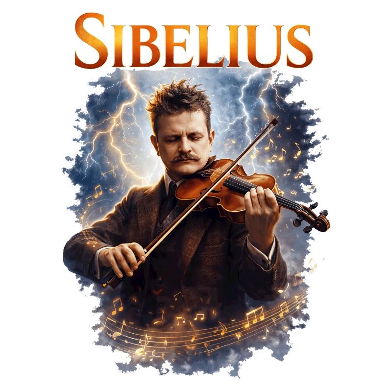 Sibelius Violine im Blitz