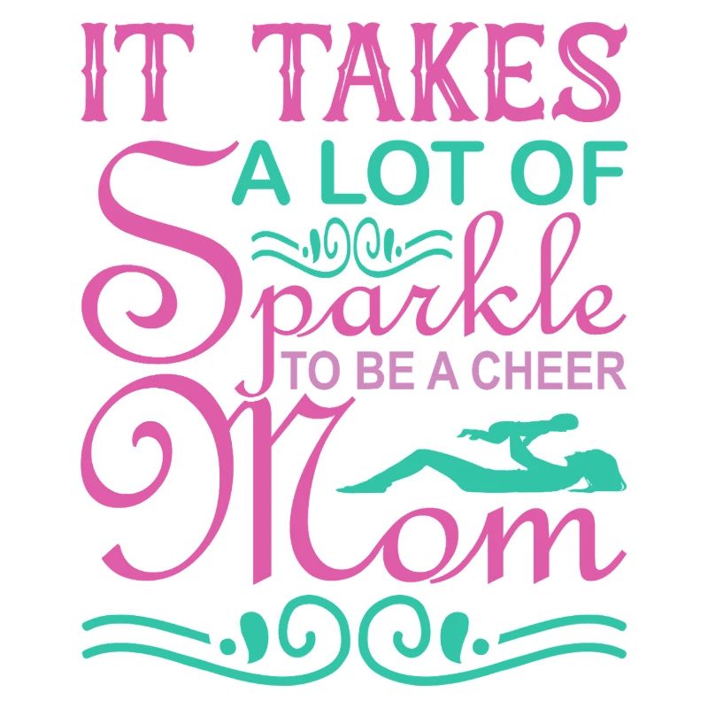 Es braucht Funkel, um ein Cheer Mom-Shirt zu sein