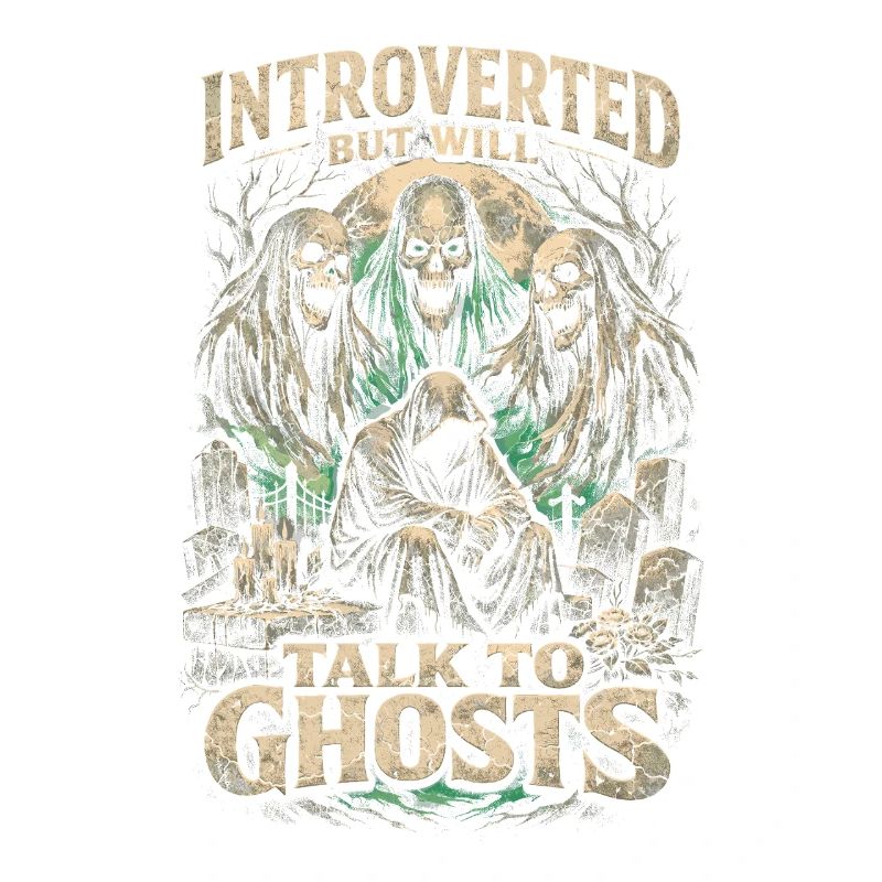 Friedhof Goth Introverted But Will Talk To Ghosts