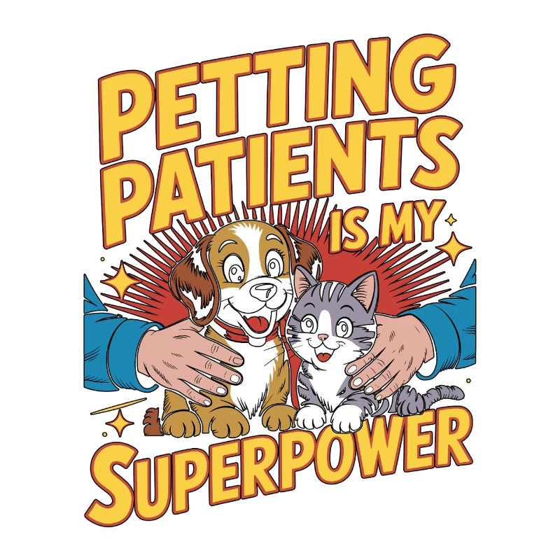 Vet Tech Petting Patients Veterinary Assistant