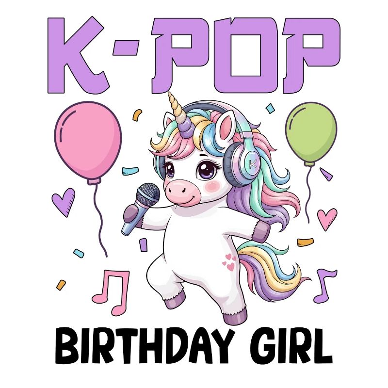 Fille d’anniversaire de K Pop