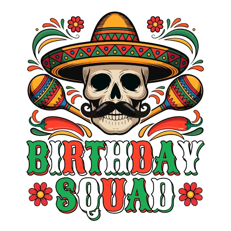 Équipe d’anniversaire Cinco de Mayo, jeune mexicain