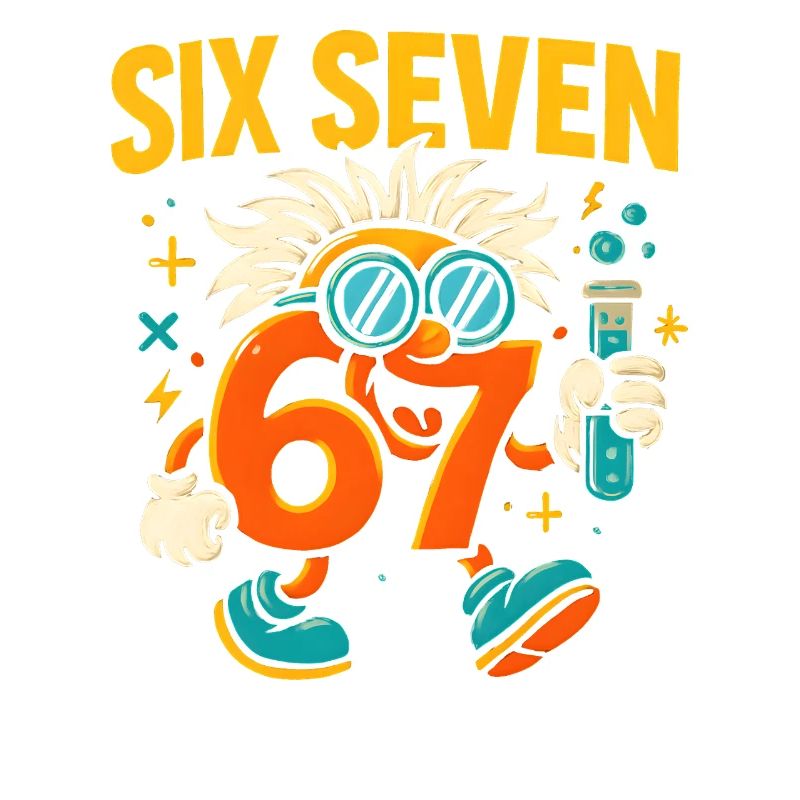 Six Seven 67 Science Humor Nerd Gift Idea