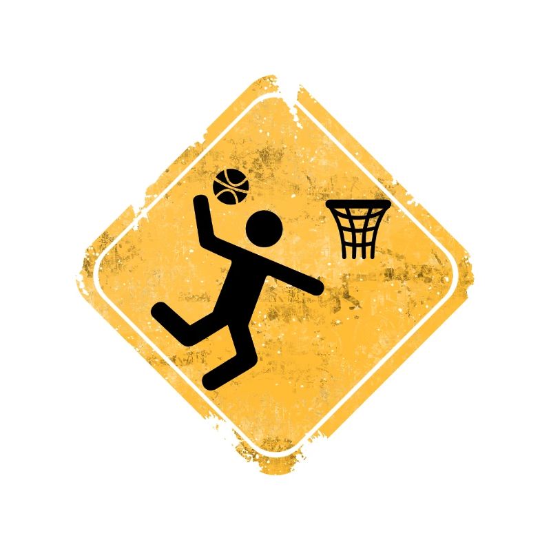 Graphique du panneau de saut au basket