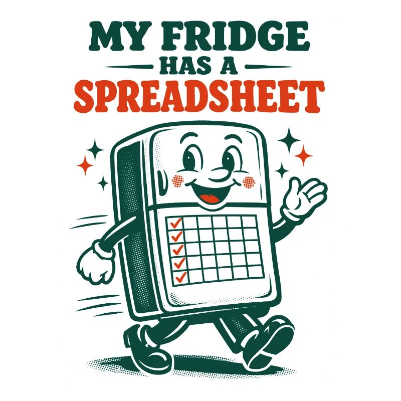 Refrigerator with table | Meal Prep Humor