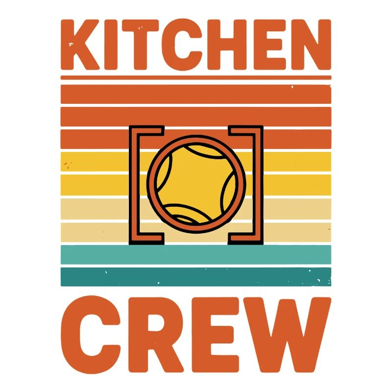 Pickleball Funny Kitchen Crew Player Love