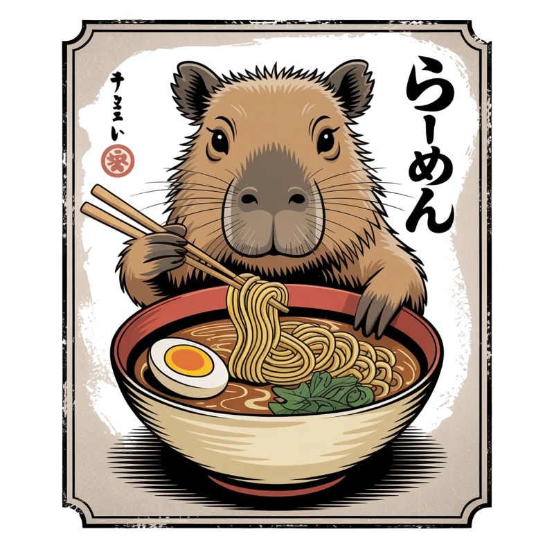 Capybara Ramen Bowl