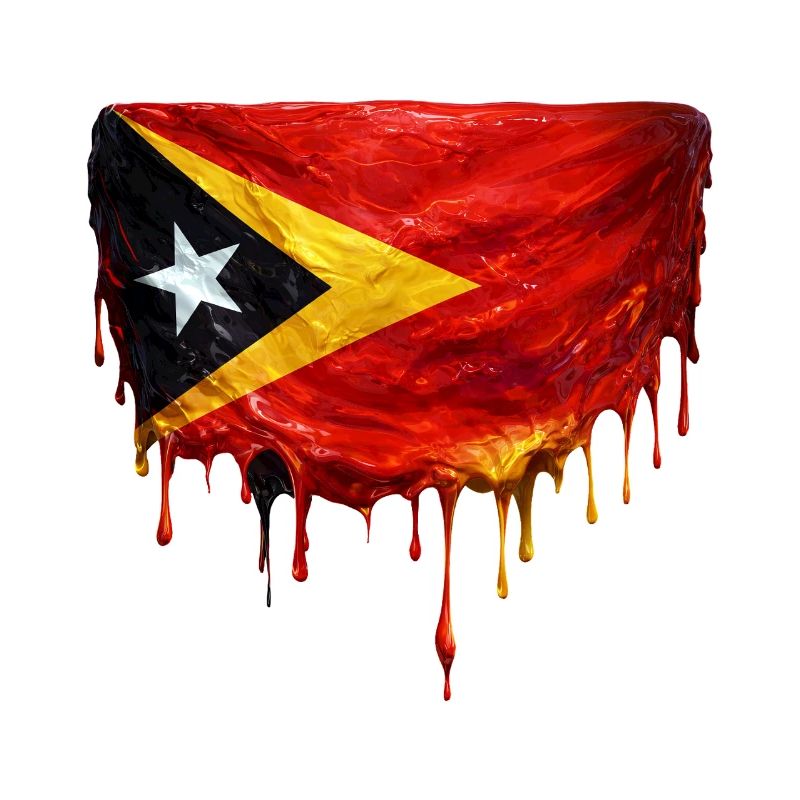 Drapeau de largage du TimorLeste