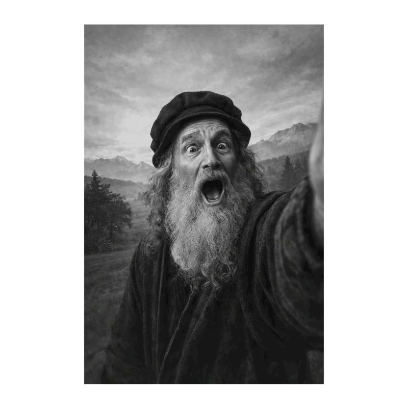 Autoportrait de Léonard de Vinci