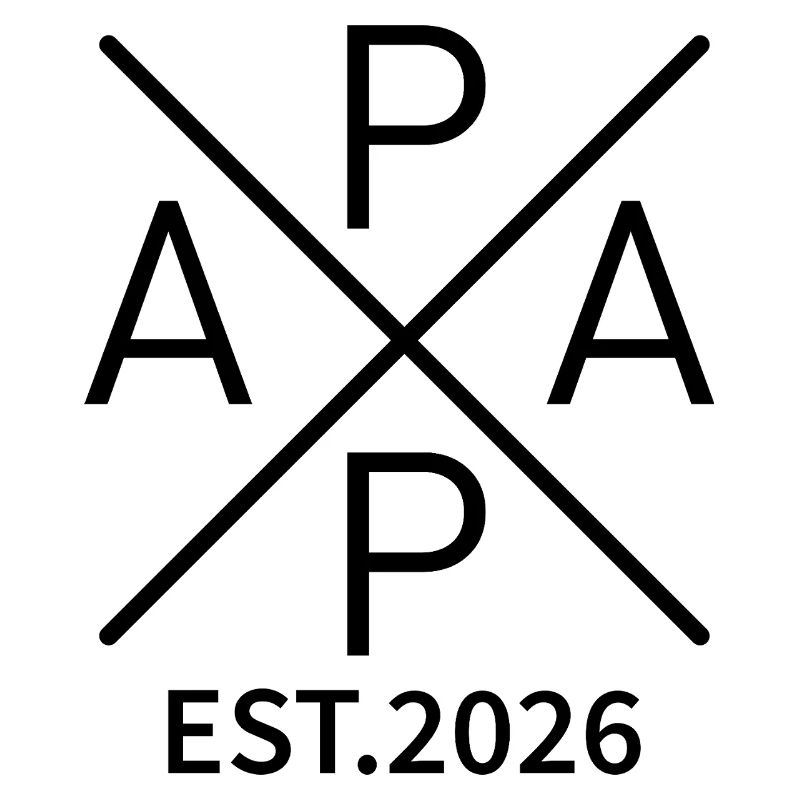 Dad 2026 Modern X-Design – Est. 2026