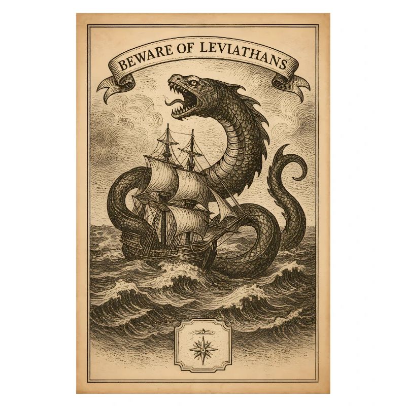 Leviathan Warning | Nautical Sea Monster