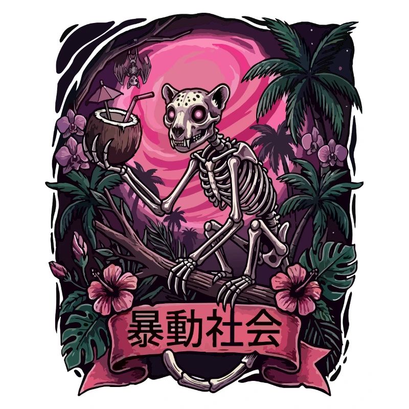 Tropical Skeleton Sunset