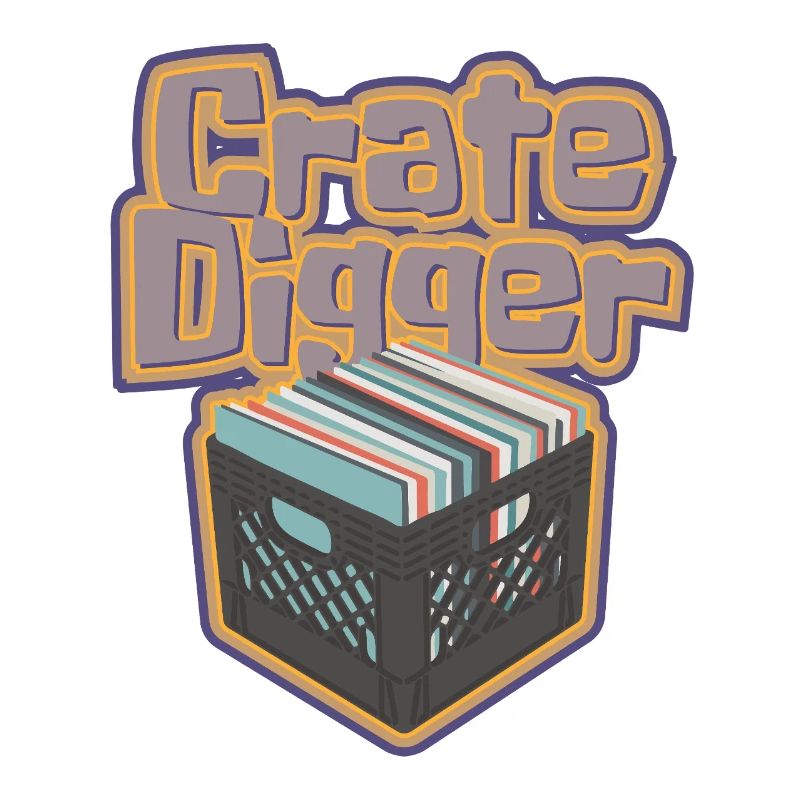 Collectionneur de disques vinyles Crate Digger