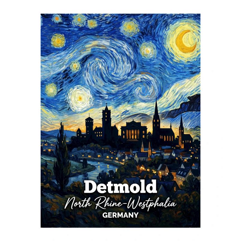 Detmold Germany Starry Night