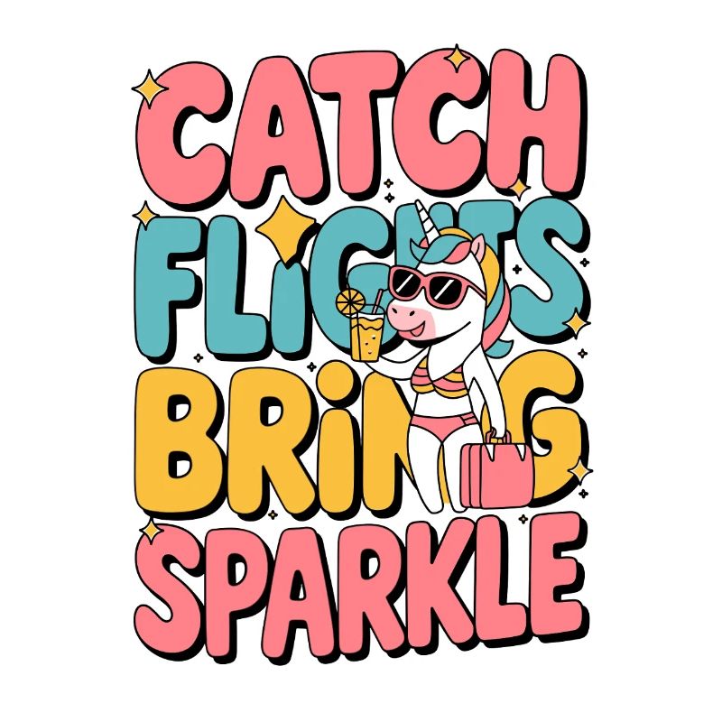  Catch Flights Bring Sparkle Einhorn Urlaub Sommer