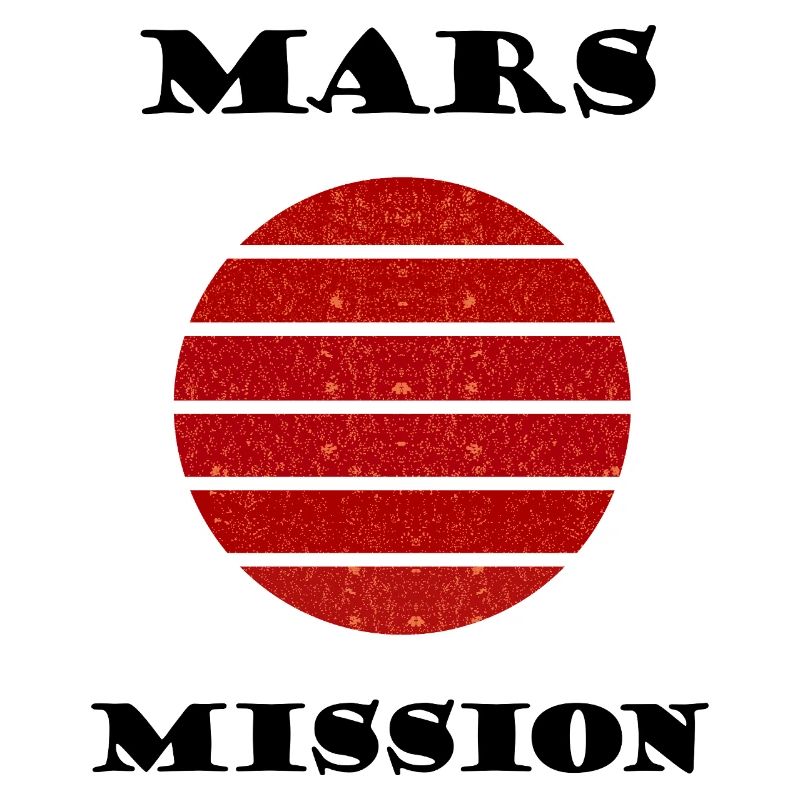 Red Striped Solar Circle Mars