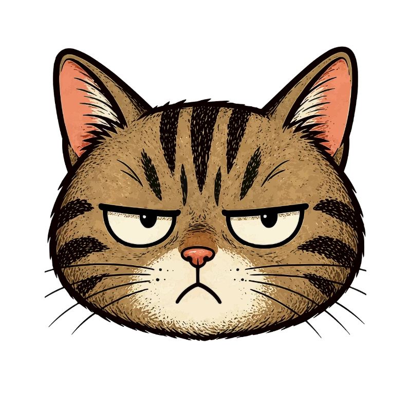 Dessin animé Grim Cat