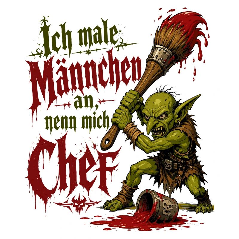 Tabletop Goblin with Brush