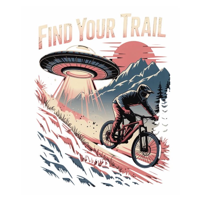 VTT, Descente, Action du cyclisme