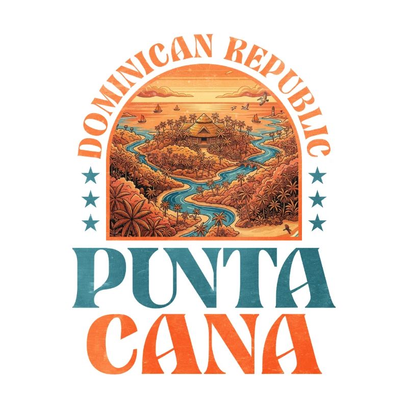 Conception des îles tropicales de Punta Cana