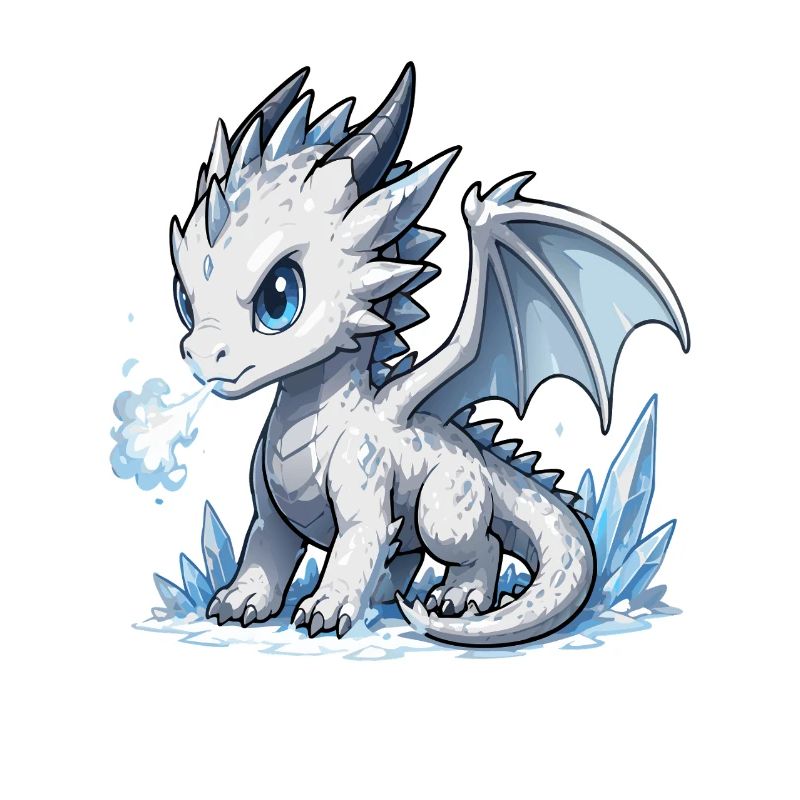 Kristall-Eisdrache