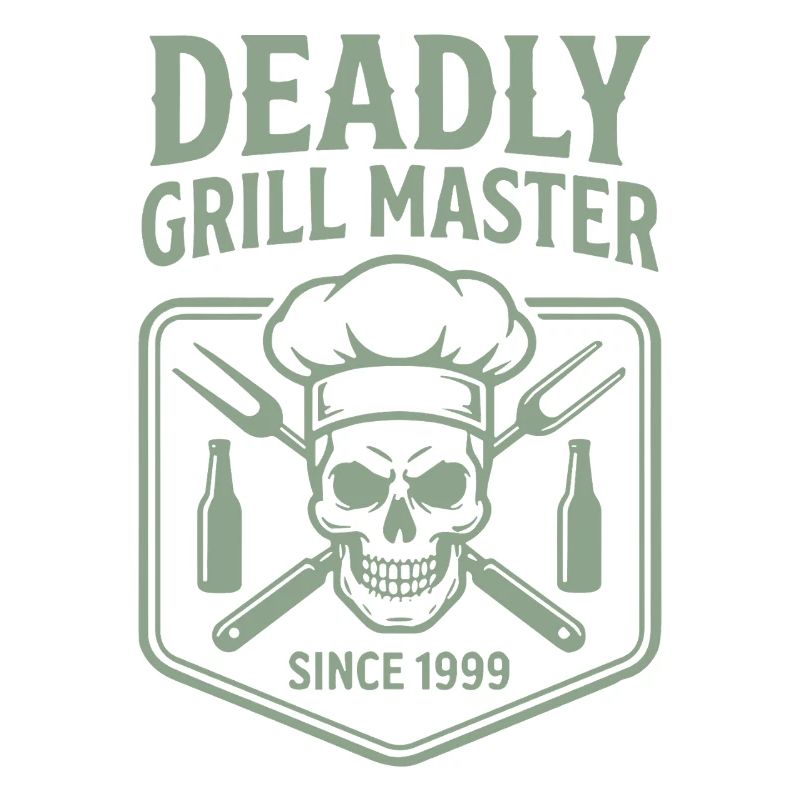 Deadly Grill Master Grilling Since 1999 Gift