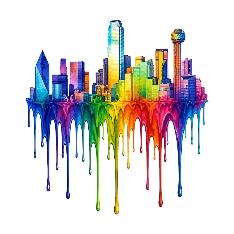 Dallas, Texas – Dripping Paint