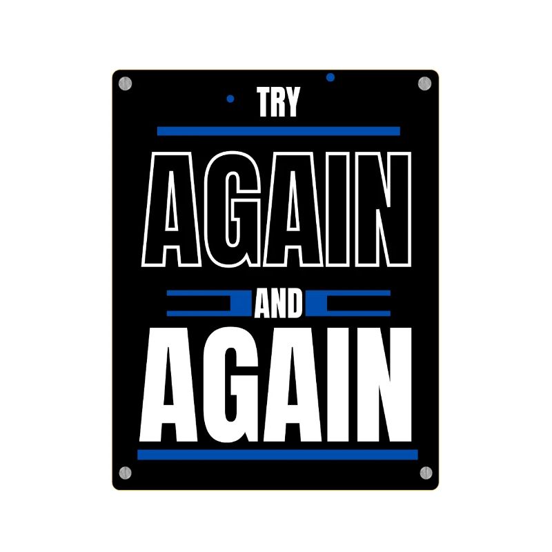 Try again
