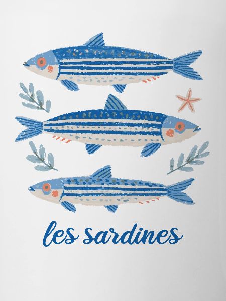 Les Sardines: mediterranes Fisch Design