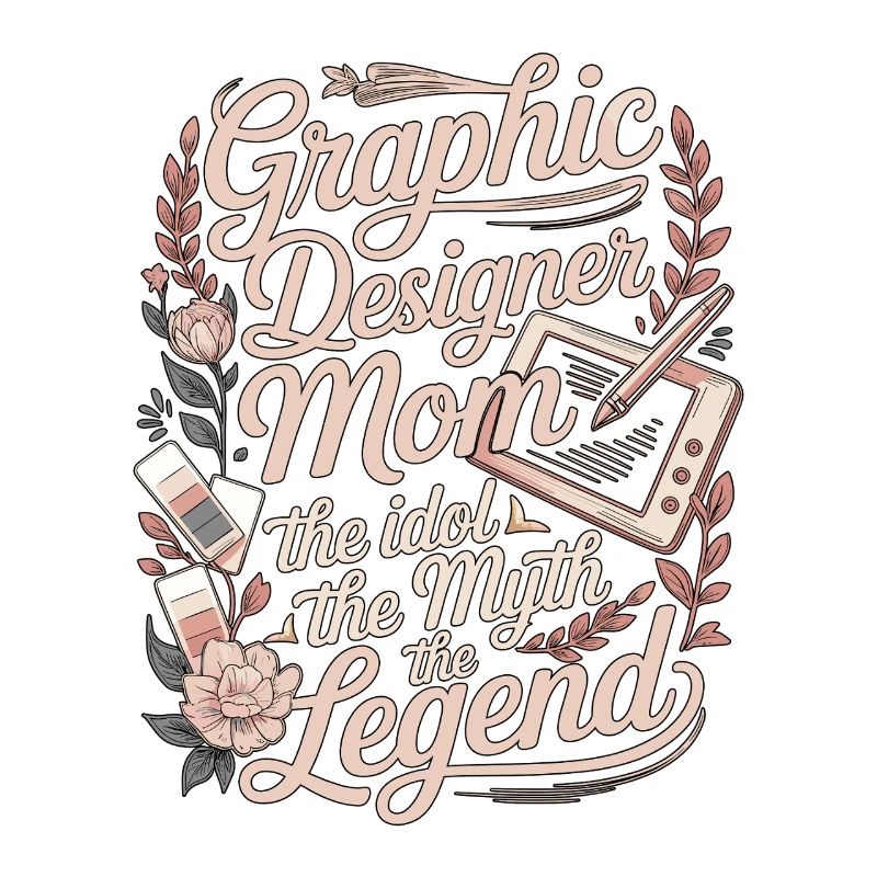 Graphic Designer Mom The Idol Creative Designer