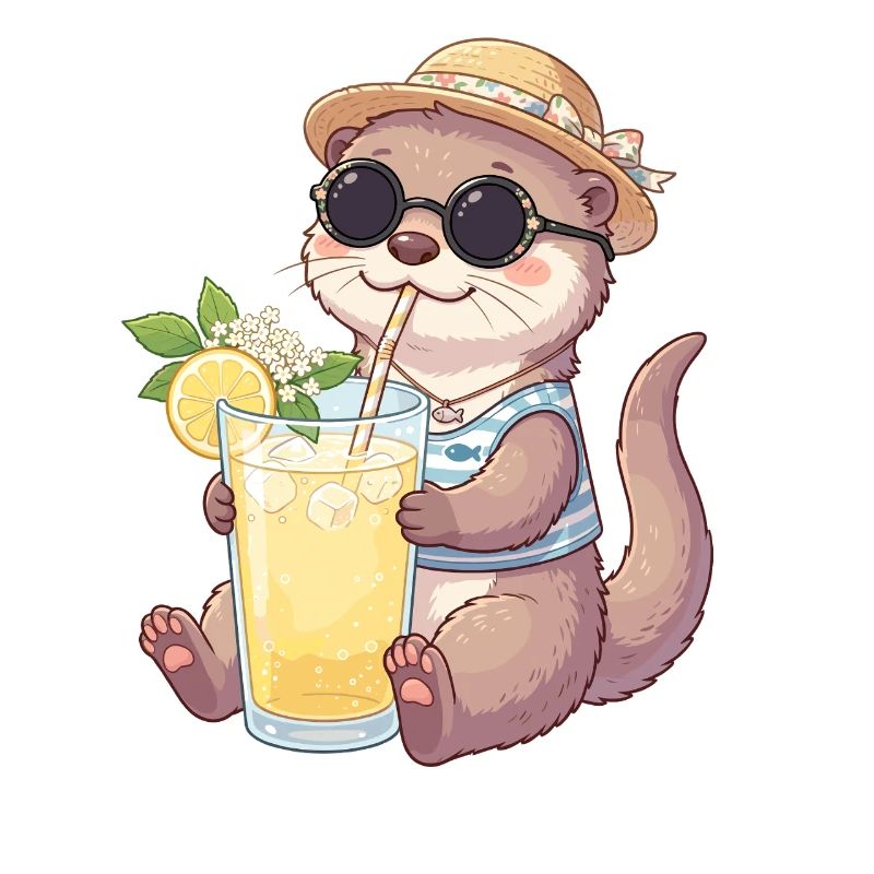 Summer Otter Lemonade Vibe