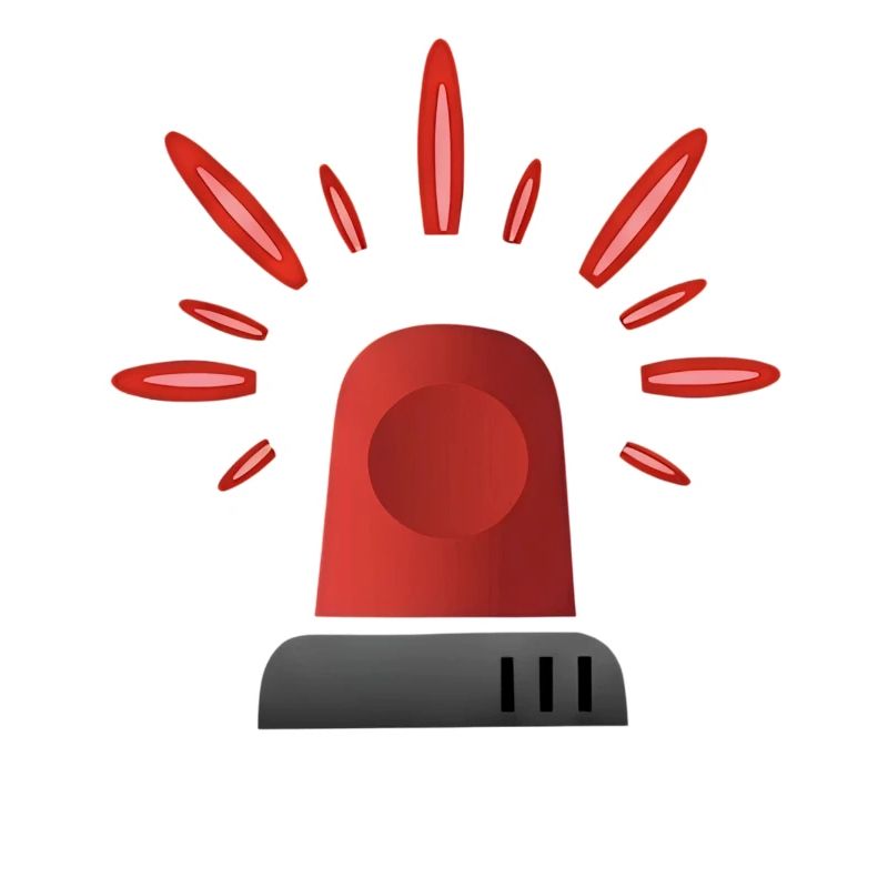 Lumière d’alerte de Sirène rouge