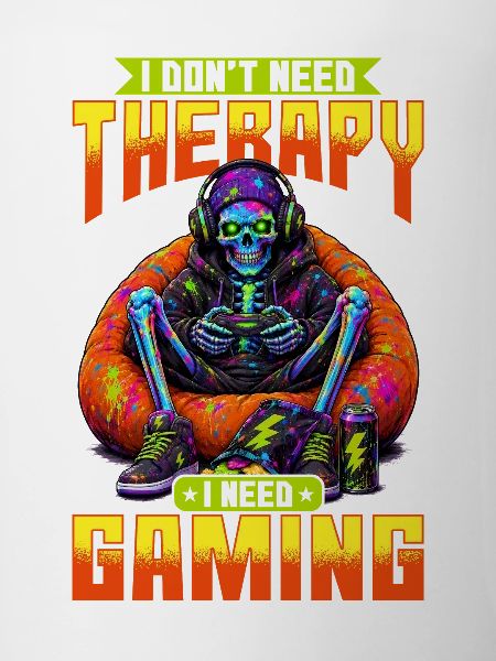 Skeleton Gamer Gaming Halloween