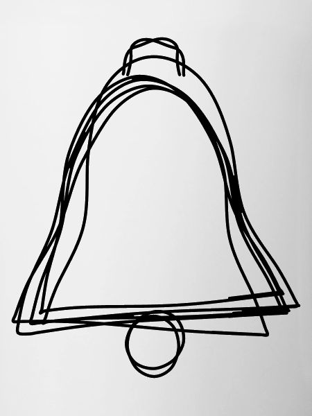 Glocke handgezeichnet