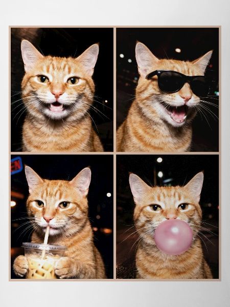 Katzen orange Tabby Katze