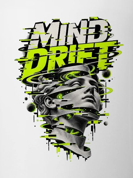 Mind Drive Glitch Kopfstatue